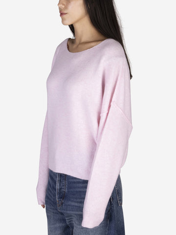 Pullover misto lana rosa