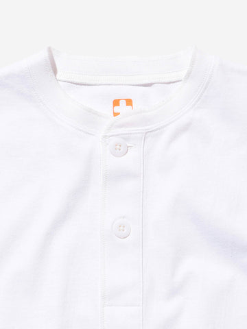 2 Pack Henley Tee white