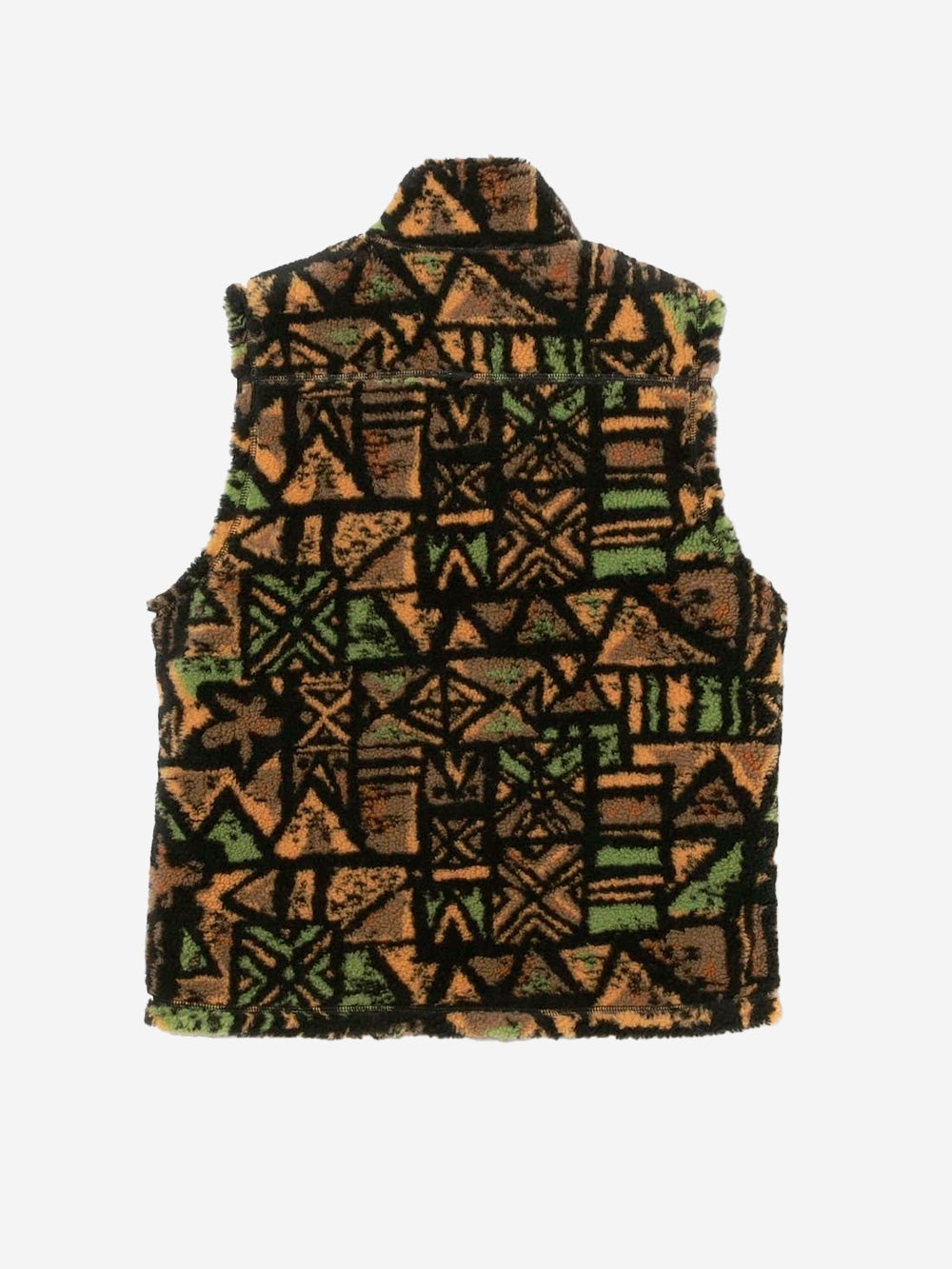 BEAMS PLUS Gilet con zip e grafica jacquard multicolor Multicolor Urbanstaroma