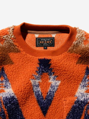 Crew Boa jacquard orange