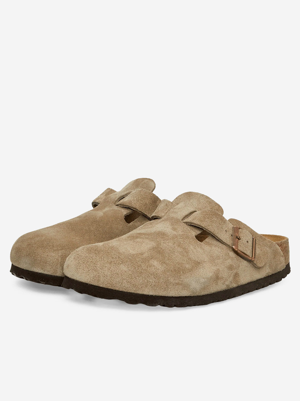 BIRKENSTOCK Boston suede taupe Beige Urbanstaroma