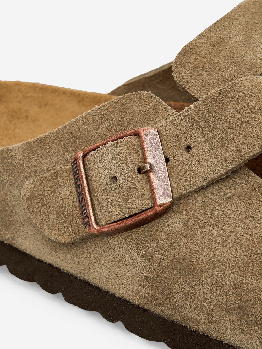 BIRKENSTOCK Boston suede taupe Beige Urbanstaroma