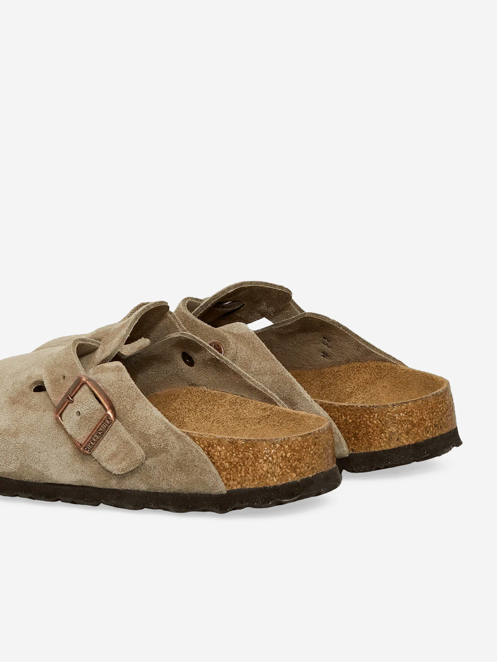 BIRKENSTOCK Boston suede taupe Beige Urbanstaroma