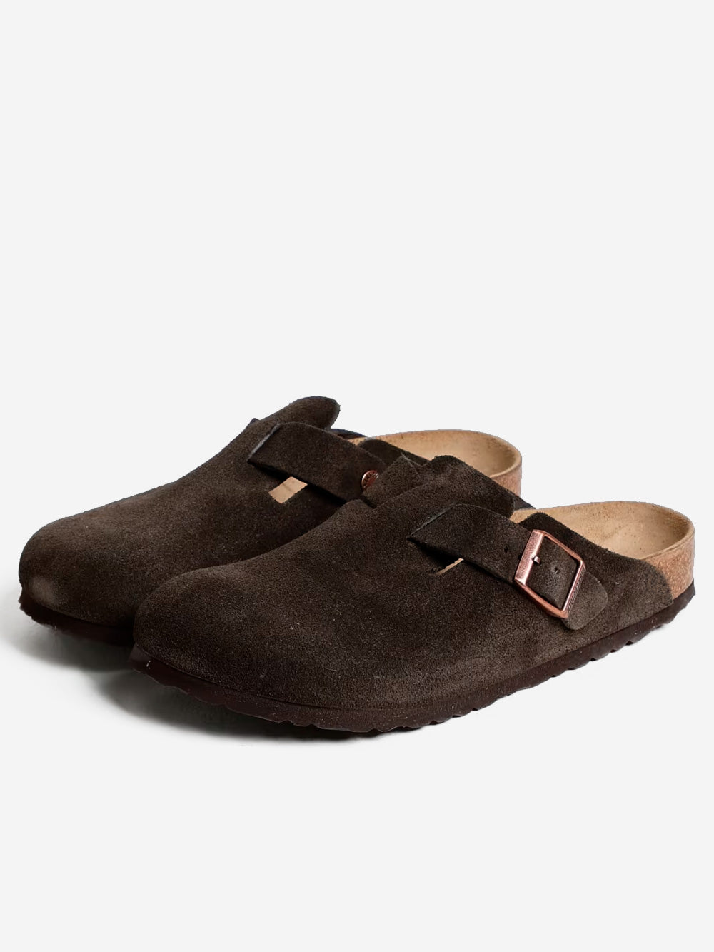 BIRKENSTOCK Boston suede mocha Moka Urbanstaroma