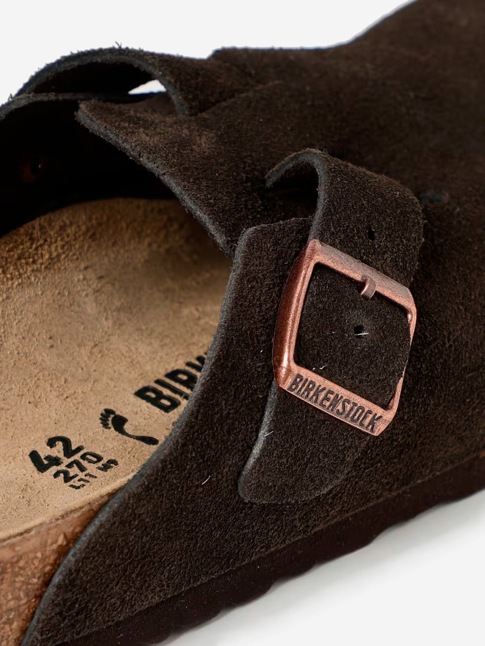 BIRKENSTOCK Boston suede mocha Moka Urbanstaroma