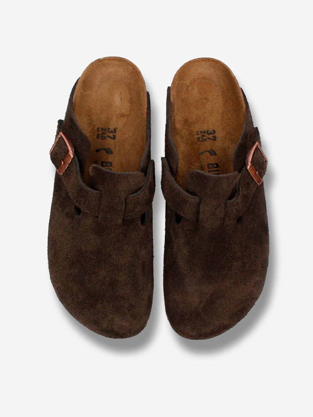 BIRKENSTOCK Boston suede mocha Moka Urbanstaroma