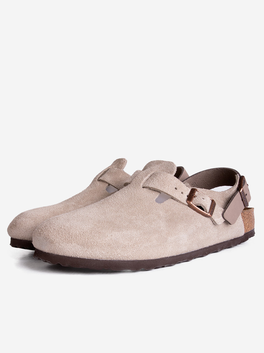 BIRKENSTOCK Clogs Tokio suede tortora Tortora Urbanstaroma