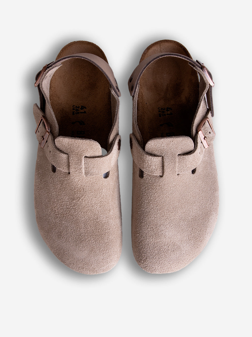 BIRKENSTOCK Clogs Tokio suede tortora Tortora Urbanstaroma