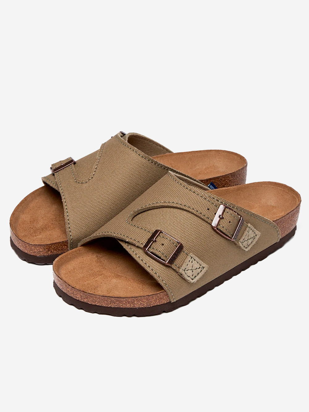 BIRKENSTOCK Zürich canvas e suede faded khaki verde Urbanstaroma