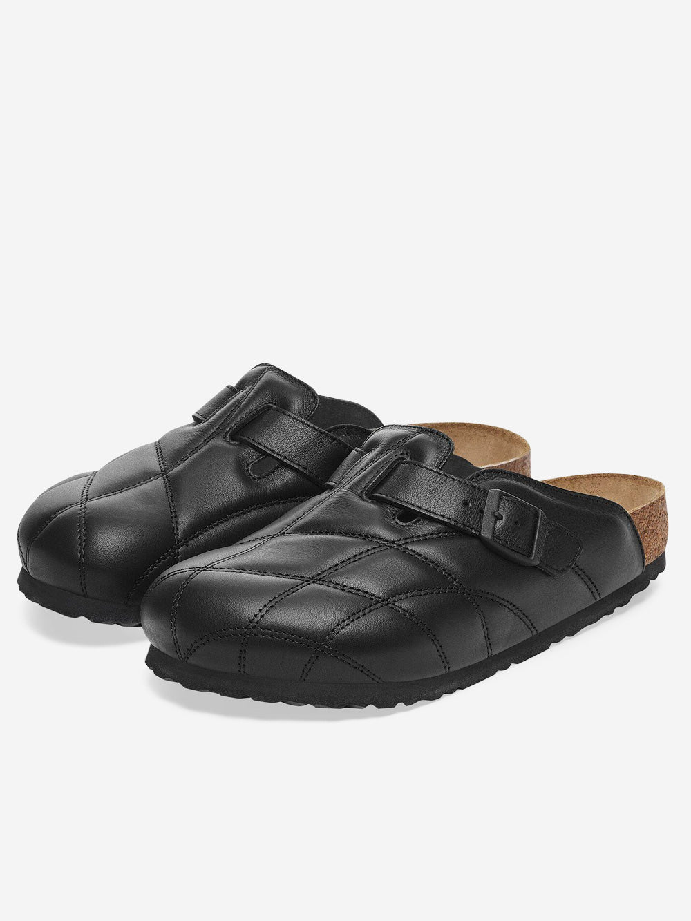 BIRKENSTOCK Boston Quilted nere Nero Urbanstaroma