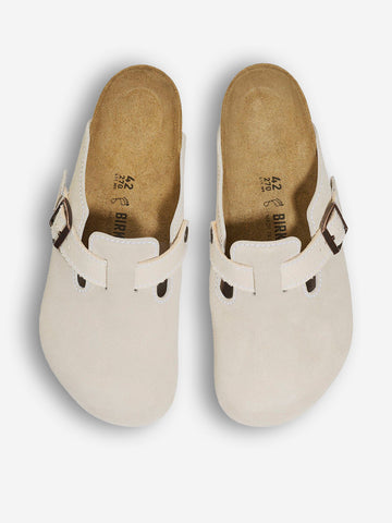 Boston in suede eggshell