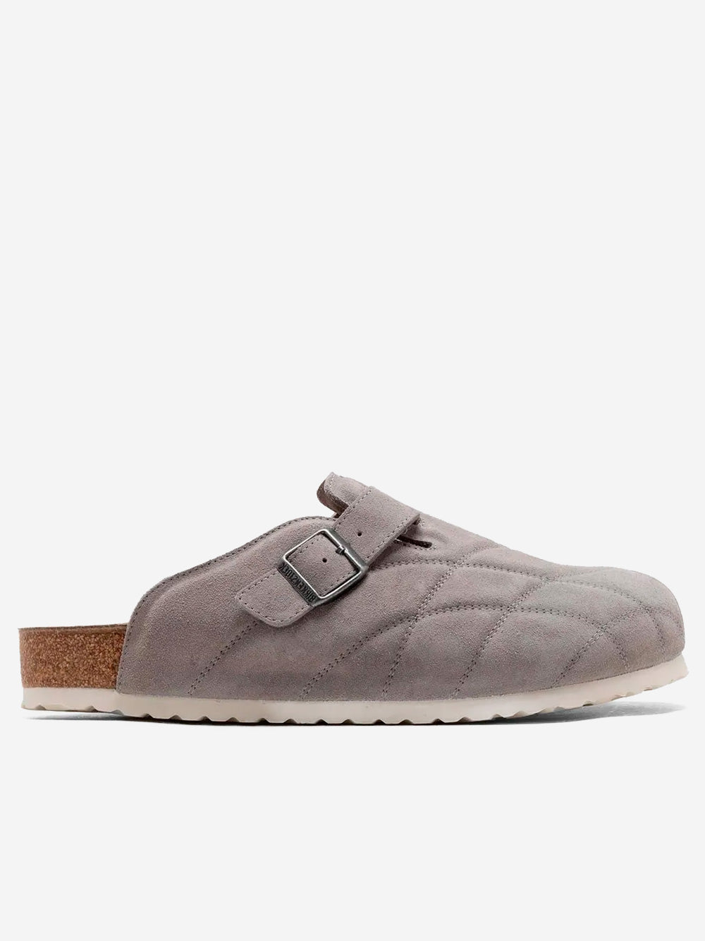 BIRKENSTOCK Boston Quilted suede grigie Grigio Urbanstaroma