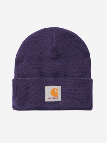 Short Watch hat purple