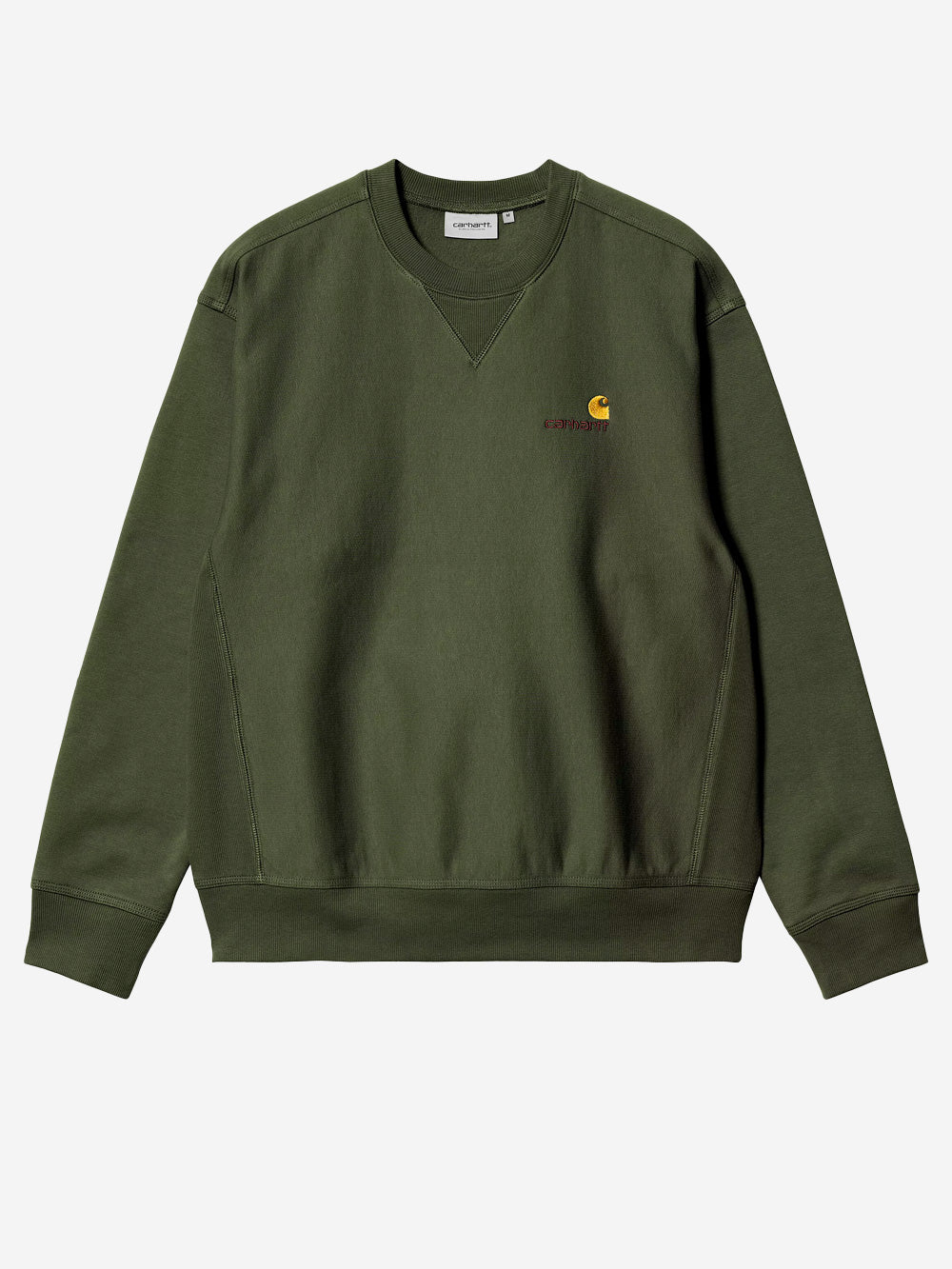 CARHARTT WIP Felpa American Script verde Verde Urbanstaroma