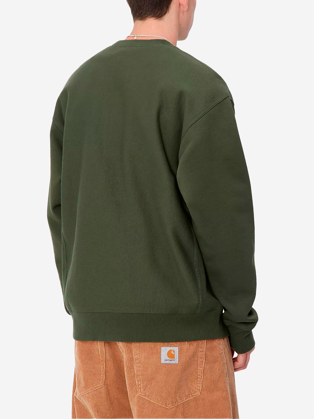 CARHARTT WIP Felpa American Script verde Verde Urbanstaroma