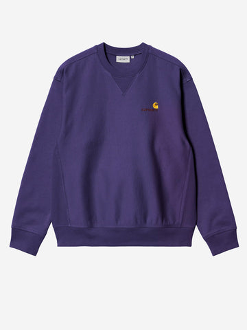 CARHARTT WIP Felpa American Script viola Viola