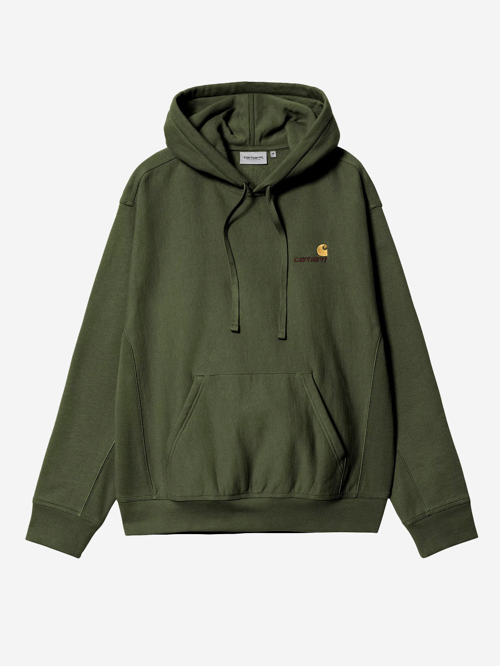 CARHARTT WIP Hoodie American Script verde Verde Urbanstaroma