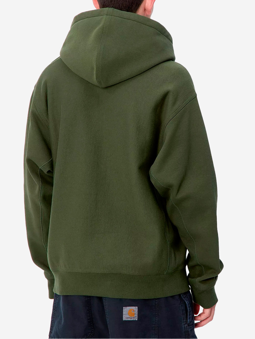 CARHARTT WIP Hoodie American Script verde Verde Urbanstaroma