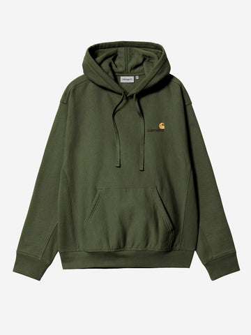 CARHARTT WIP Hoodie American Script verde Verde