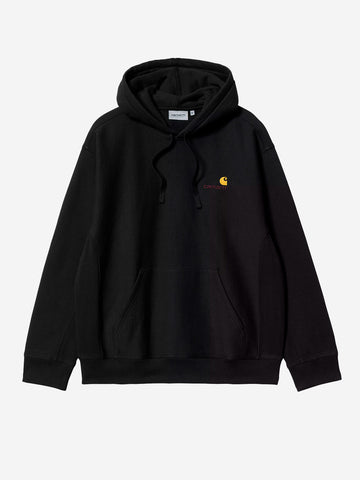 CARHARTT WIP Hoodie American Script nera Nero