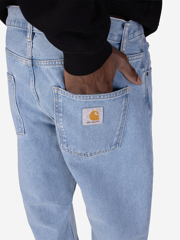 CARHARTT WIP Newel Pant jeans azzurri blu