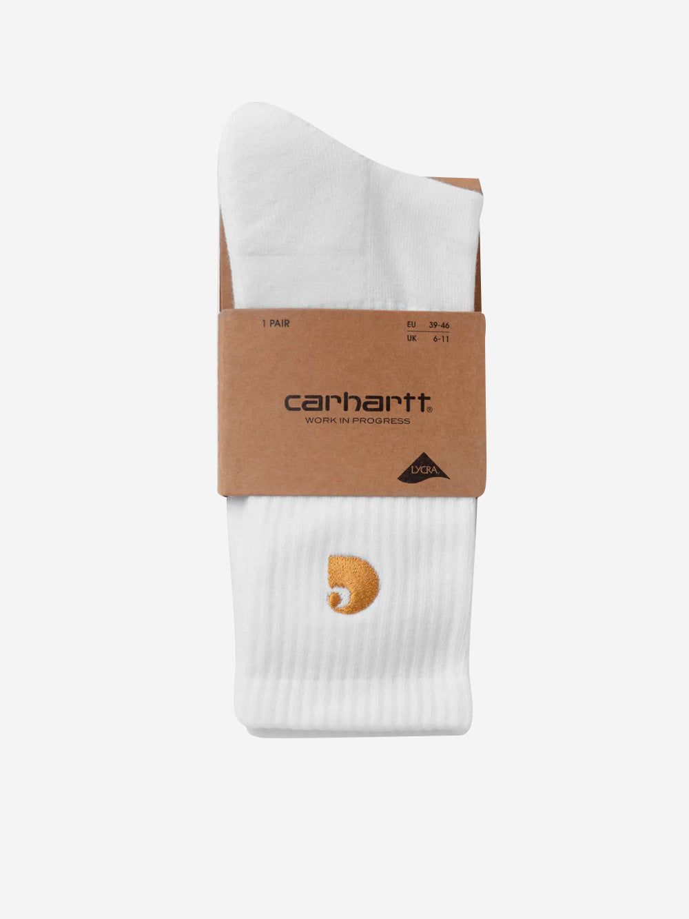 CARHARTT WIP Calze Chase Bianco Urbanstaroma