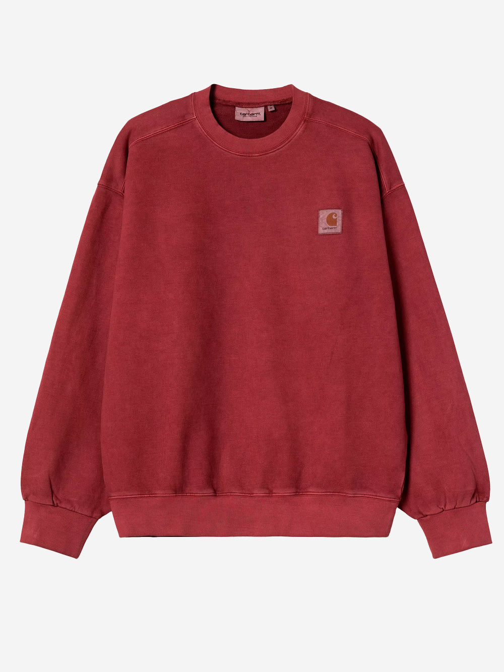 CARHARTT WIP Felpa tinta in capo Vista rossa Rosso Urbanstaroma