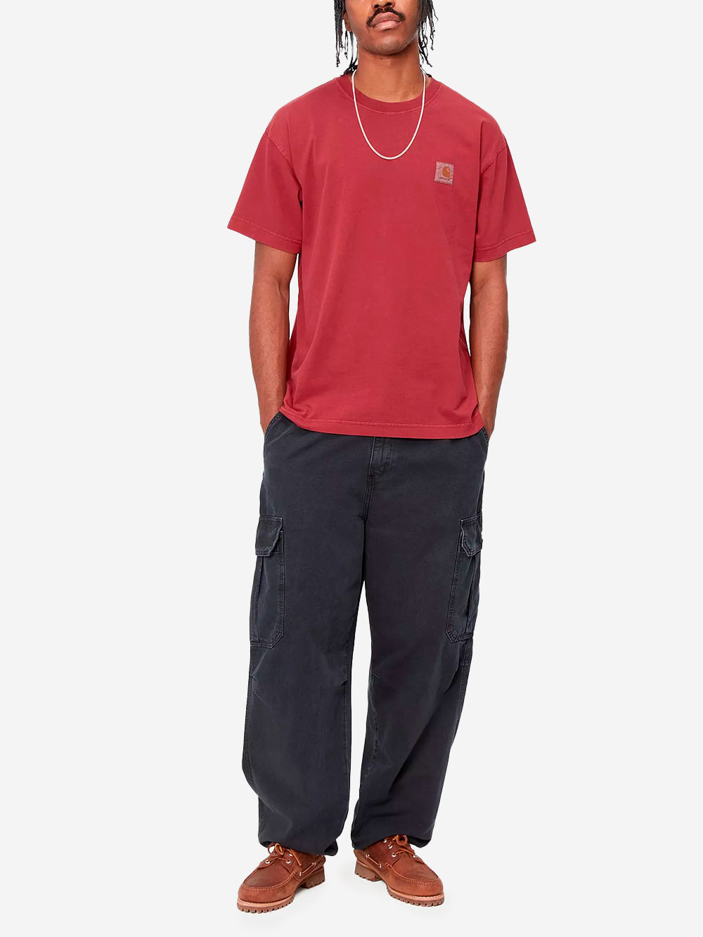 CARHARTT WIP T-shirt rossa S/S Vista Rosso Urbanstaroma