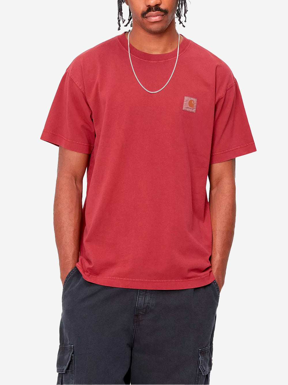 CARHARTT WIP T-shirt rossa S/S Vista Rosso Urbanstaroma