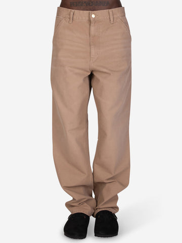 Pantalon beige à genou unique