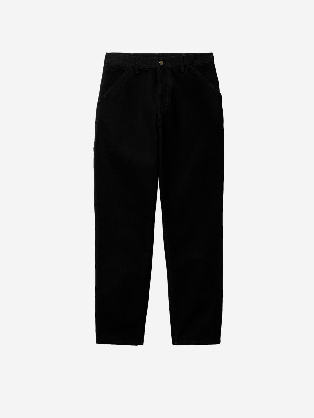 CARHARTT WIP Pantaloni Single Knee neri Nero Urbanstaroma