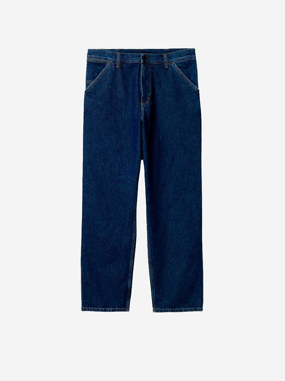 CARHARTT WIP Pantaloni Single Knee in denim Blu Urbanstaroma