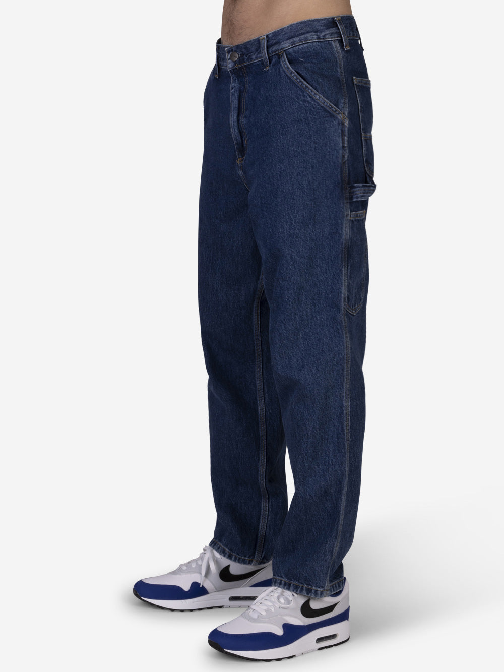 CARHARTT WIP Pantaloni Single Knee in denim Blu Urbanstaroma