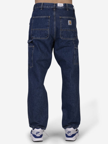 CARHARTT WIP Pantaloni Single Knee in denim Blu