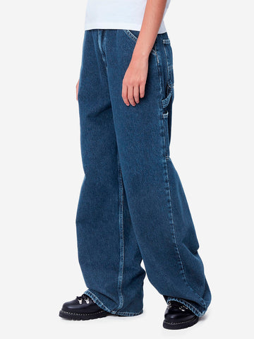 W blue baggy jeans