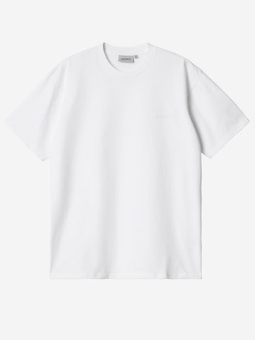 S/S Duster Script white t-shirt