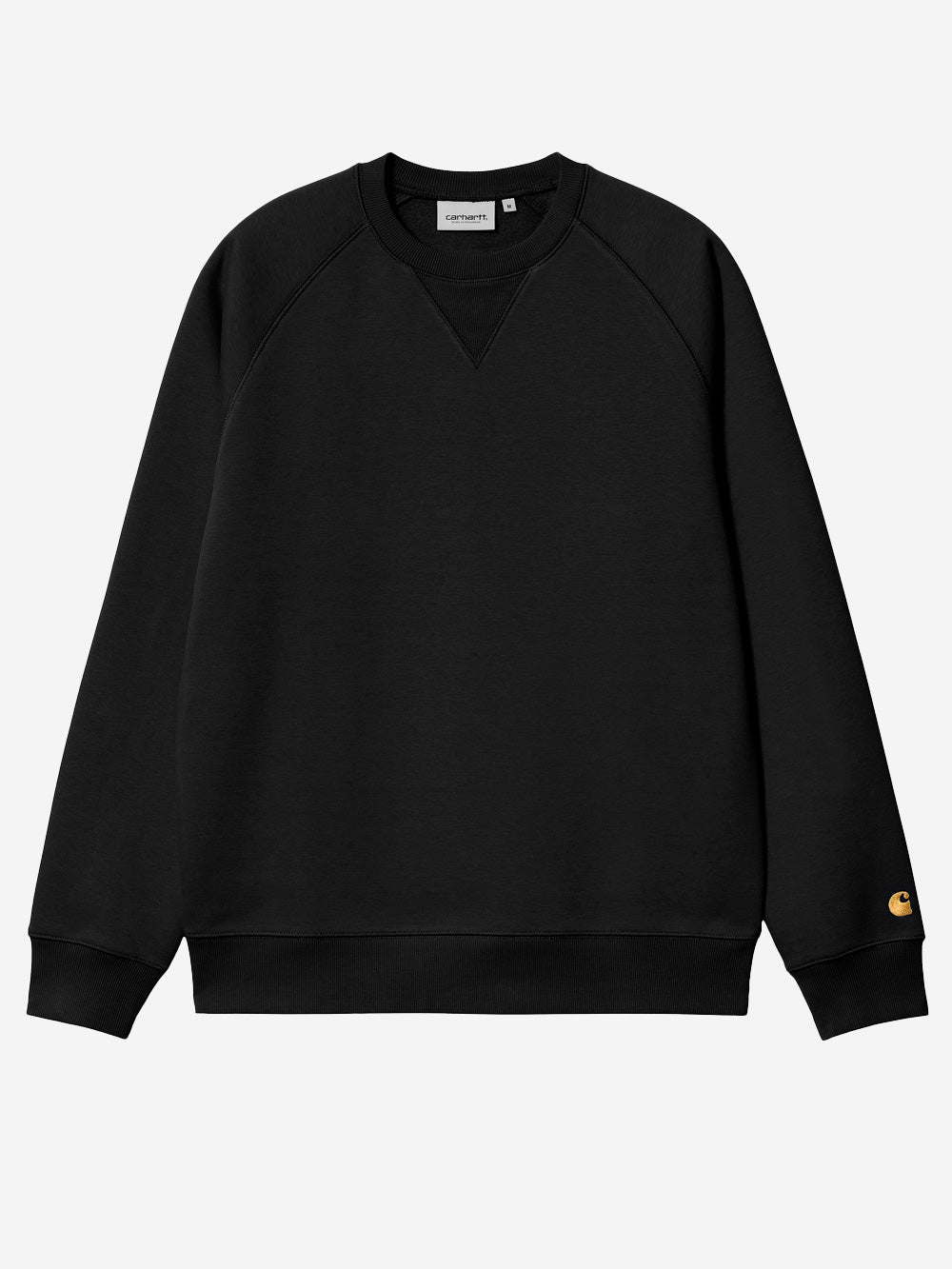 CARHARTT WIP Chase Sweat felpa nera Nero Urbanstaroma