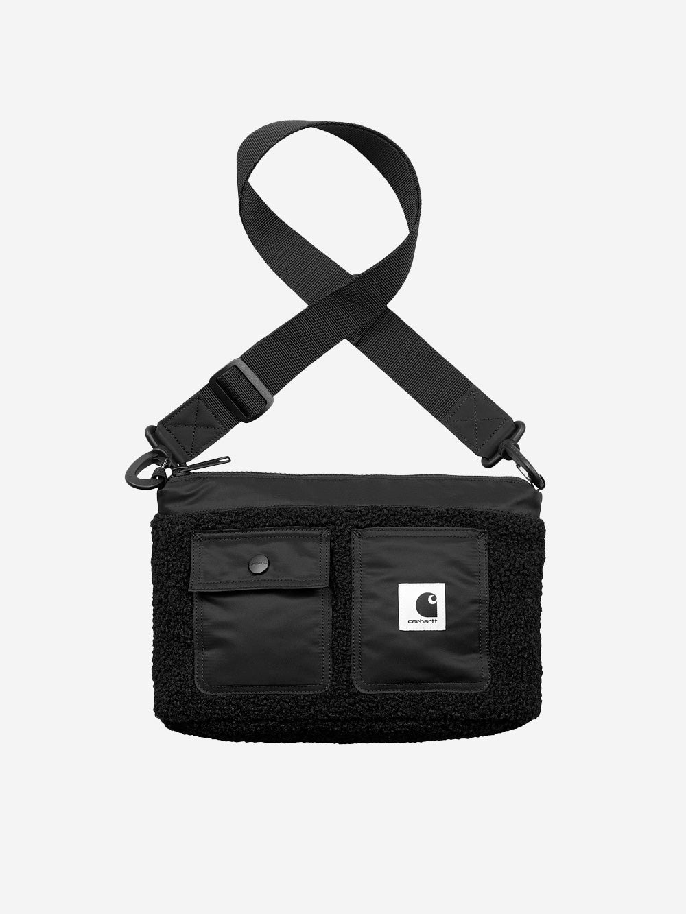 CARHARTT WIP Borsa in pile Orla strap Nero Urbanstaroma