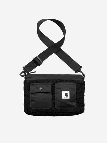 CARHARTT WIP Borsa in pile Orla strap Nero