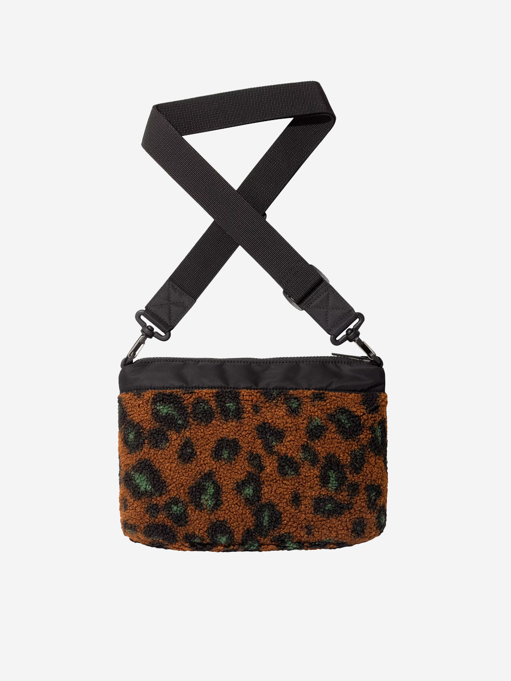 CARHARTT WIP Borsa in pile leopardata Orla strap Marrone Urbanstaroma