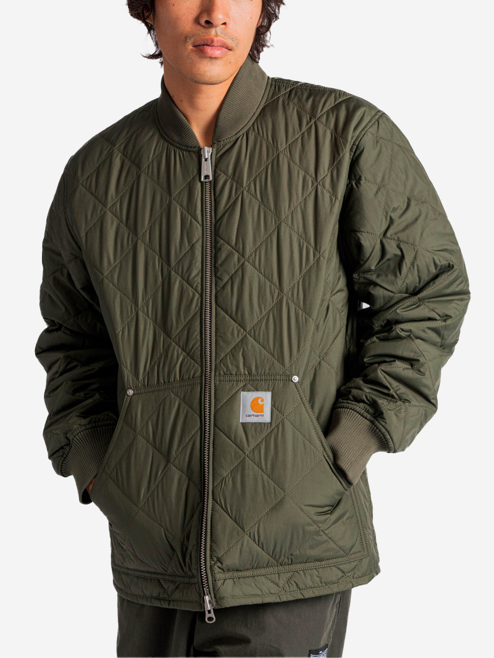 CARHARTT WIP Giacca Myton Liner matelassé verde Verde Urbanstaroma