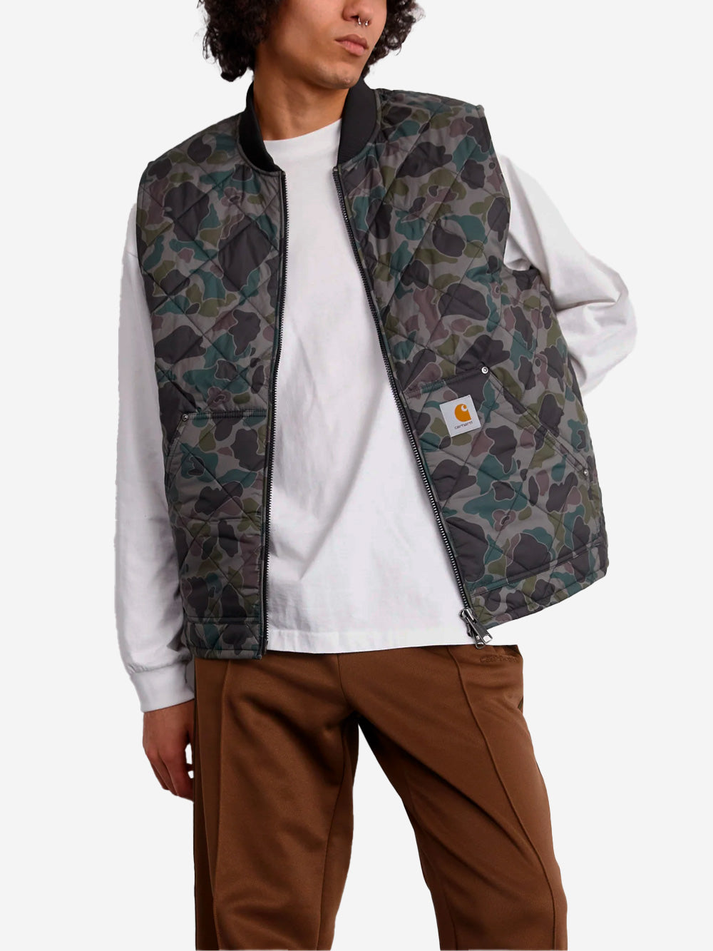 CARHARTT WIP Gilet Myton Liner matelassé Camoflage Urbanstaroma