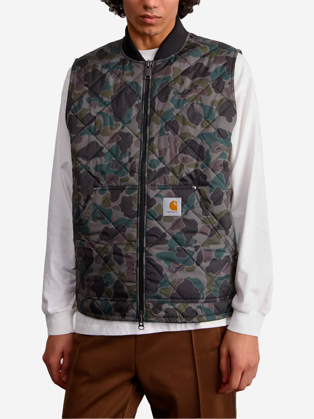 CARHARTT WIP Gilet Myton Liner matelassé Camoflage Urbanstaroma