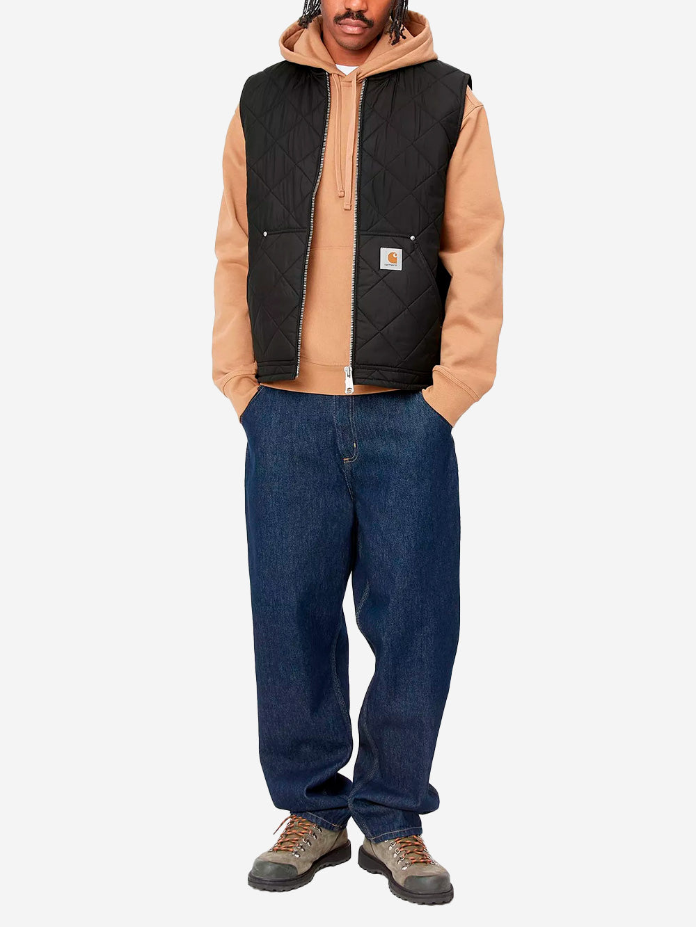 CARHARTT WIP Gilet Myton Liner matelassé Nero Urbanstaroma