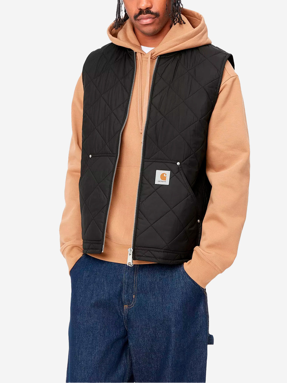 CARHARTT WIP Gilet Myton Liner matelassé Nero Urbanstaroma