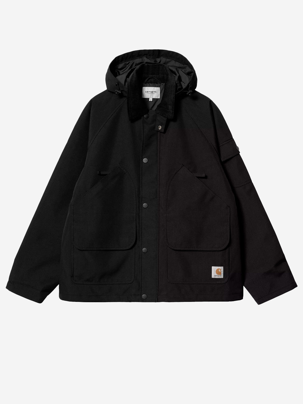 CARHARTT WIP Giacca Clarton con cappuccio in nylon Nero Urbanstaroma