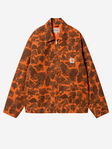 CARHARTT WIP Duck Detroit Jacket camouflage arancione arancione