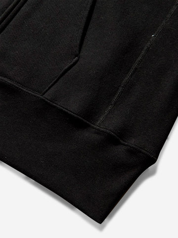 CHAMPION M Hoodie nera Reverse Weave Made in USA Nero