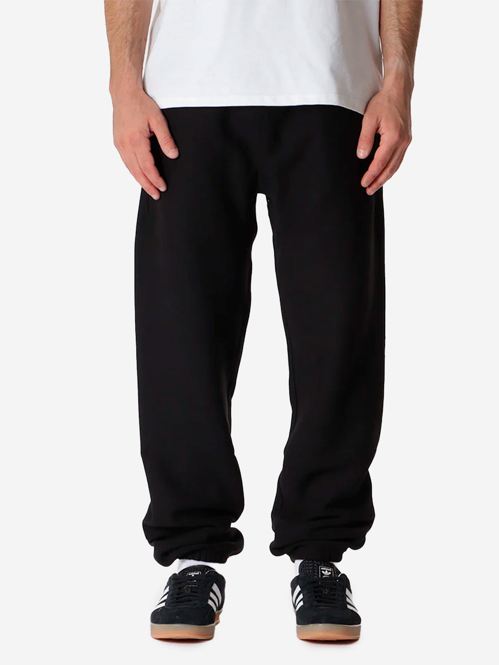 CHAMPION M Pantaloni joggers neri Made in USA Nero Urbanstaroma