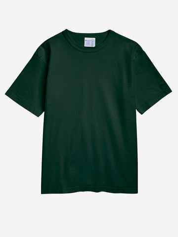 CHAMPION M T-shirt girocollo verde Made in USA Verde